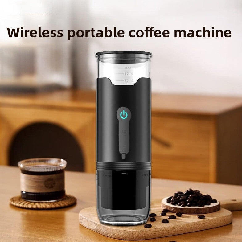 Portable Capsule Coffee Machine with Heating Function