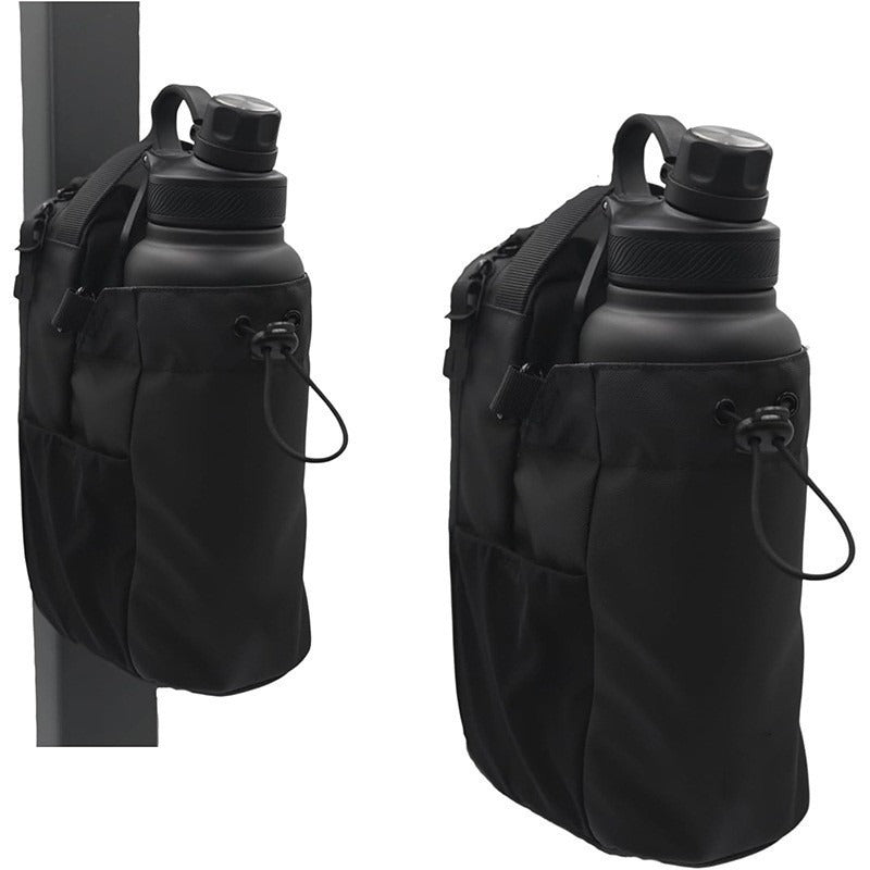 Fitness Magnetic Water Bottle Bag with Crossbody Strap