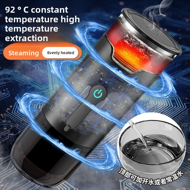 Portable Capsule Coffee Machine with Heating Function
